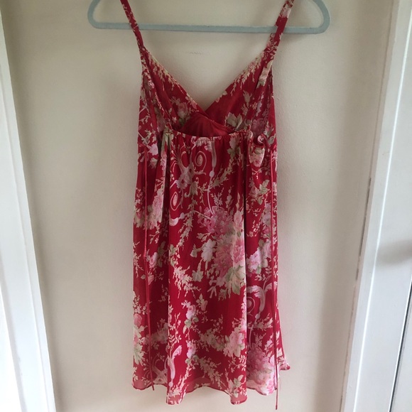 Set- Oscar de la Renta floral nightgown and robe - Picture 4 of 6